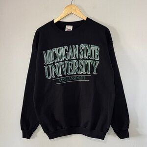 Vintage Michigan State University Crewneck / XL / 90s / TNT